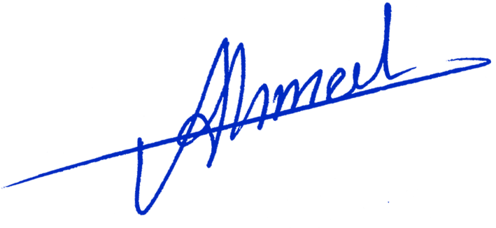 Ahmed Gamal's signature