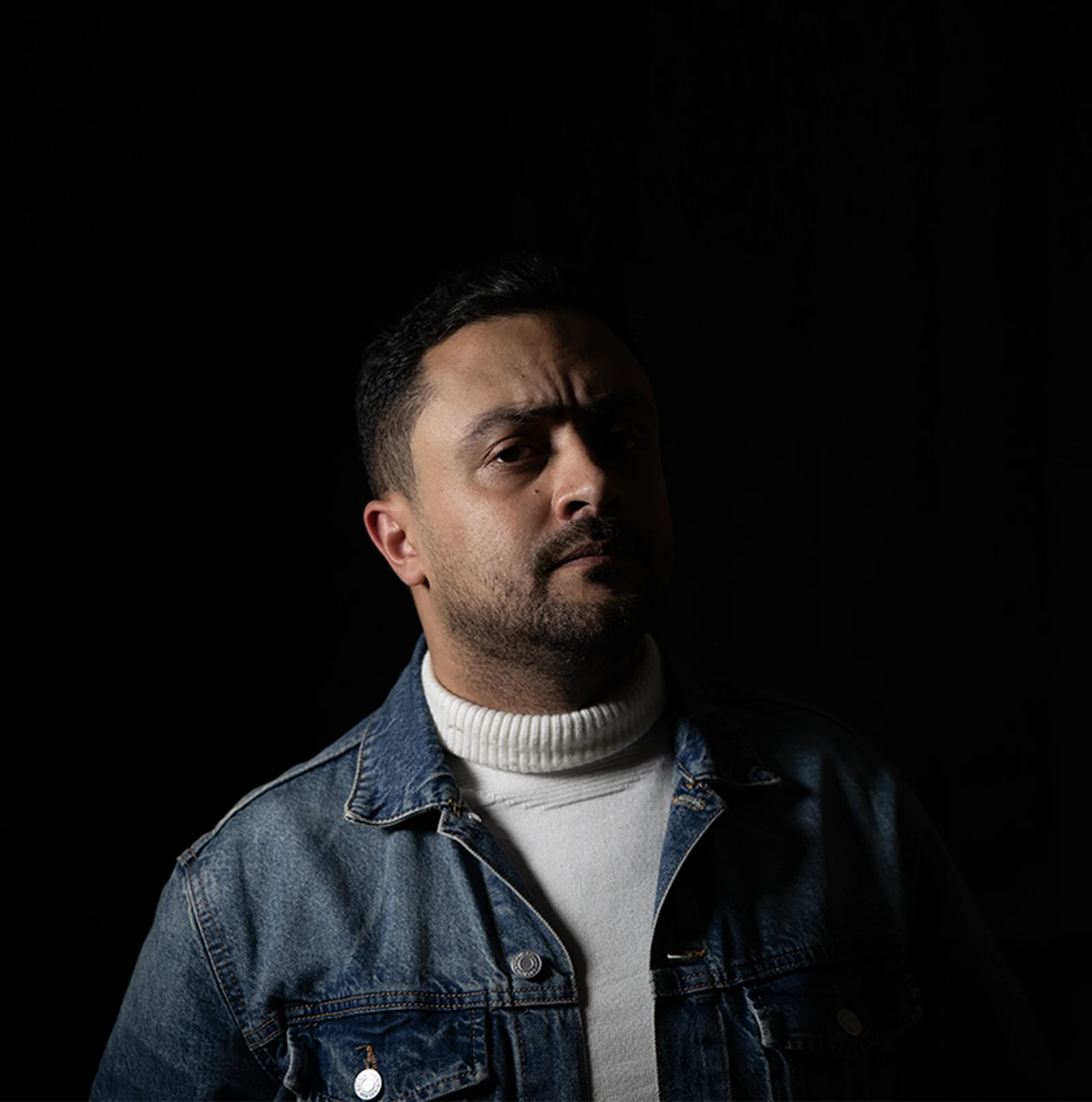 Editorial portrait of Ahmed Gamal, Art Director and Brand Designer