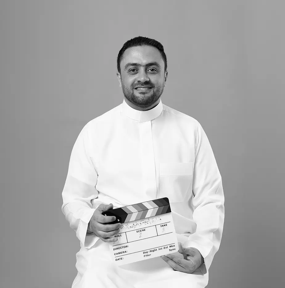 Editorial portrait of Ahmed Gamal, Art Director and Brand Designer
