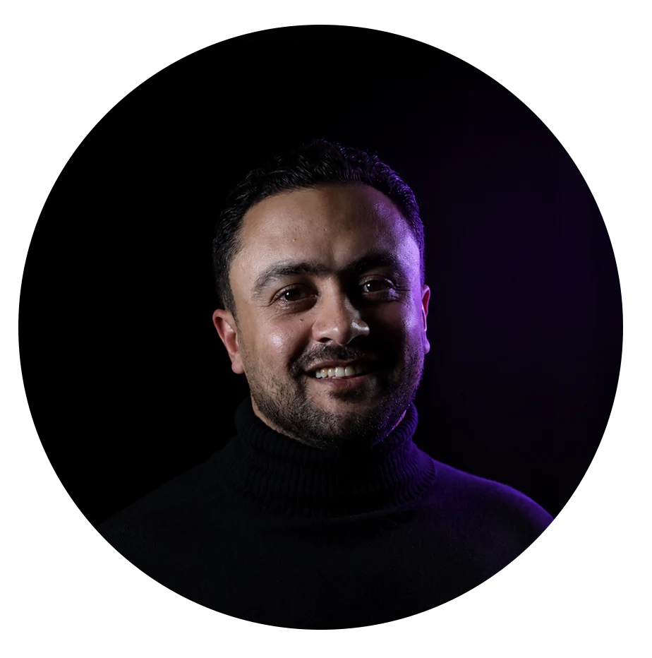 Portrait of Ahmed Gamal, Art Director and Brand Designer